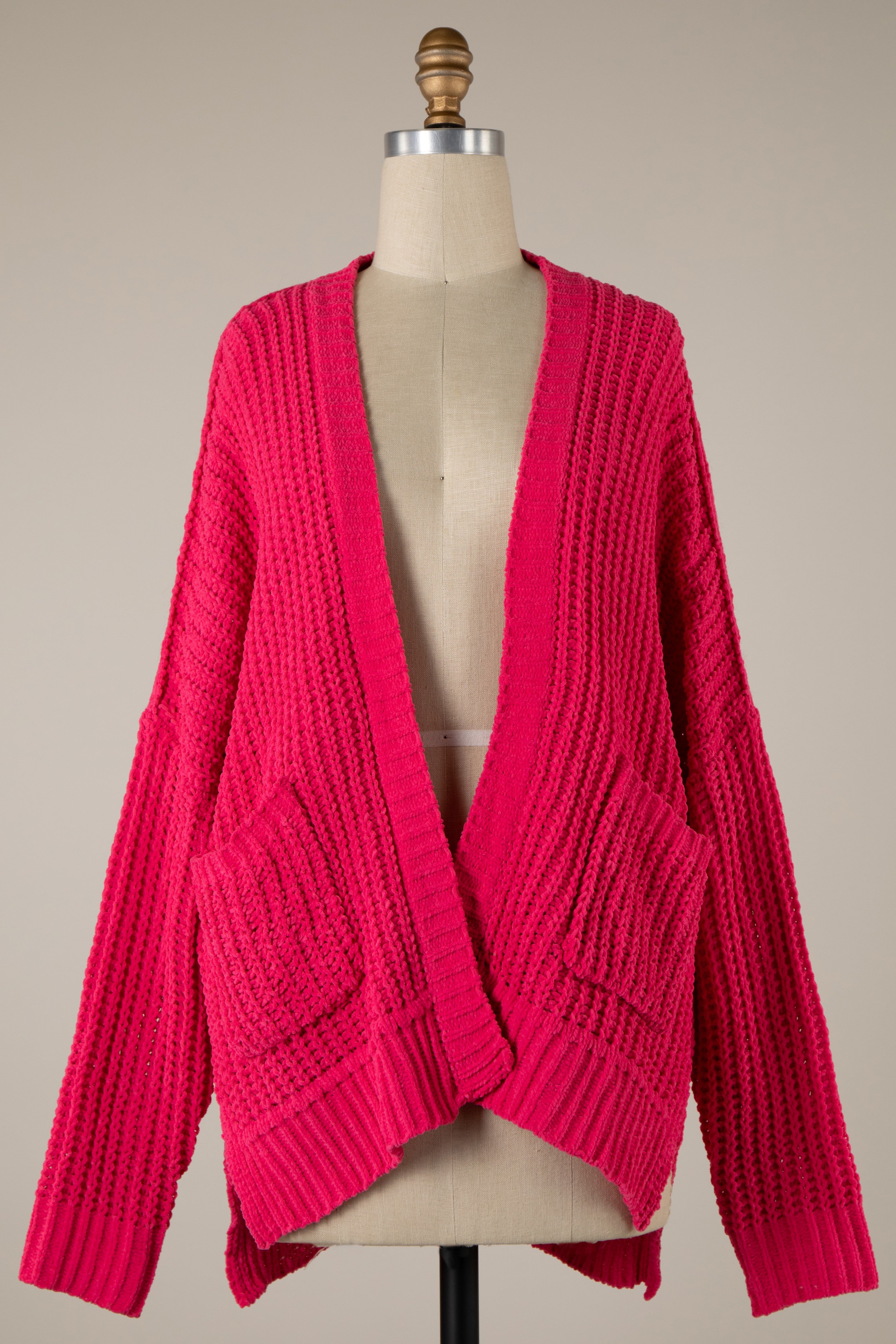 LONG SLEEVE CABLE KNIT CARDIGAN 1 PACK – Miracle Sweater